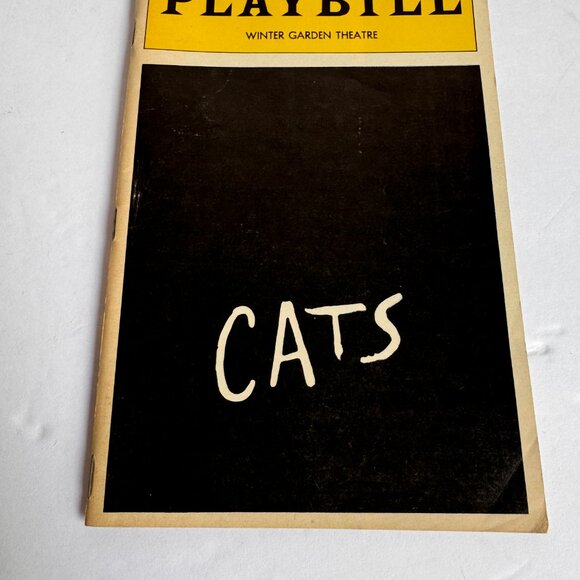 Cats October 7, 1982 Winter Garden Theatre 66 Pages Playbill No 3 Vol 10 - Picture 1 of 8